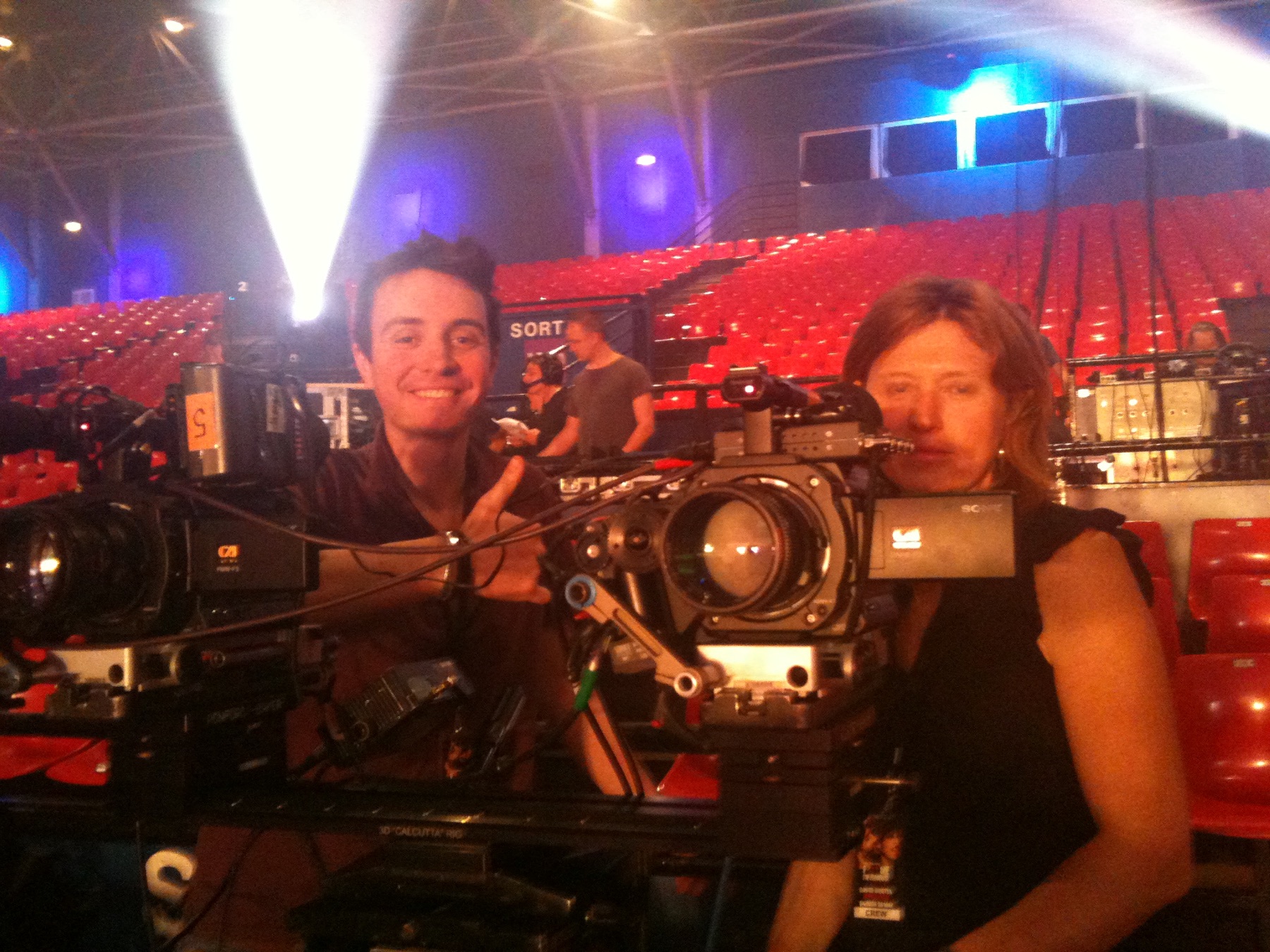 3D camera for the David Guetta concert